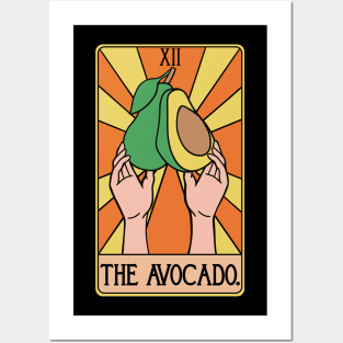 Avocado Tarot Card Funny Posters and Art